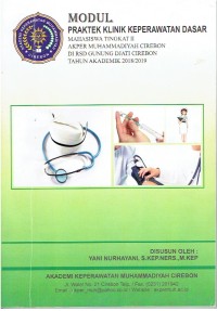 Image of Modul Praktek Klinik Keperawatan Dasar Tk II di RSGJ Cirebon 2018/2019